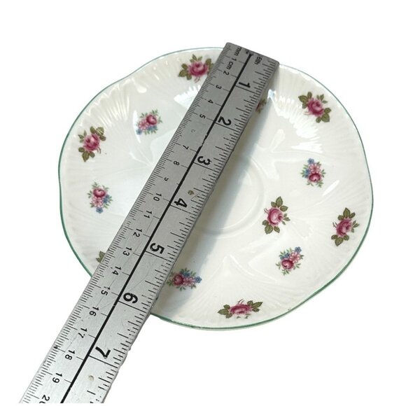 Shelley Rose Bud Tea cup Saucer Rosebud Fine Bone China UK - Picture 13 of 14